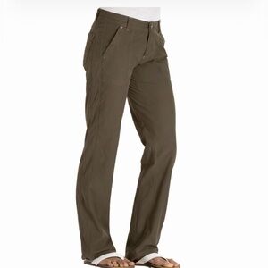 KÜHL Kendra Olive Green Mid-Rise Straight Leg Hiking Pants 6R